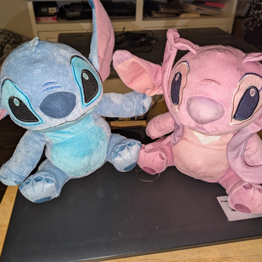 Disney Stitch and Angel Lilo & Stitch Plush Duo